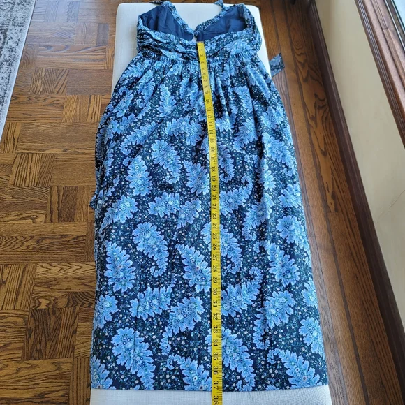 New! J. Crew size 8 Collection Halter Cutout Dress in Ratti Pacific Paisley NWT - Picture 7 of 15